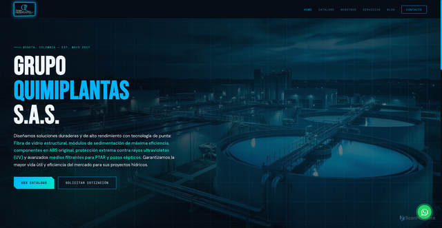 Security scan screenshot of https://quimisca.pages.dev/