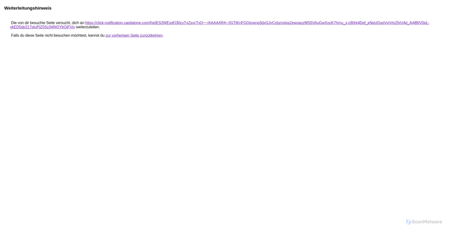Security scan screenshot of https://www.google.com/url?q=https://click-notification.capitalone.com/f/a/iES2WExdO30cyTxZsycTxQ~~/AAAAARA~/IGTtKnFGQqyeng3dxGJyCcbznsIps2ewoaozMS5VAuGwXocK7hrnu_x-c80rk4Dqf_eNpUGsqVvrVtv25rU4d_Ai4B6V0pL-xkED5dp217qtuPjZ0Sz34lNOYkQjFVjy