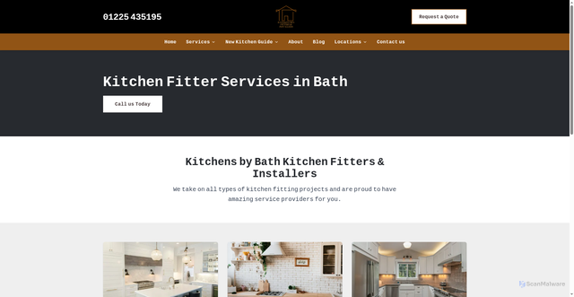 Security scan screenshot of https://bath-kitchen-fitters.pages.dev/services/