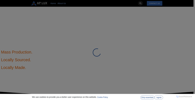 Security scan screenshot of https://www.ap-lux.com