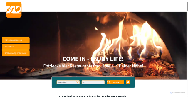 Security scan screenshot of https://brunch-lunch-dinner.de
