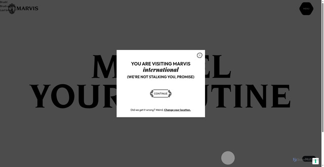 Security scan screenshot of https://marvis.com