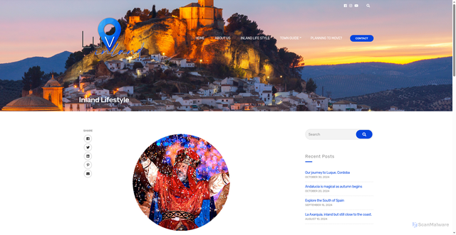 Security scan screenshot of https://luvinland.com/los-reyes-magos-the-three-wise-men/