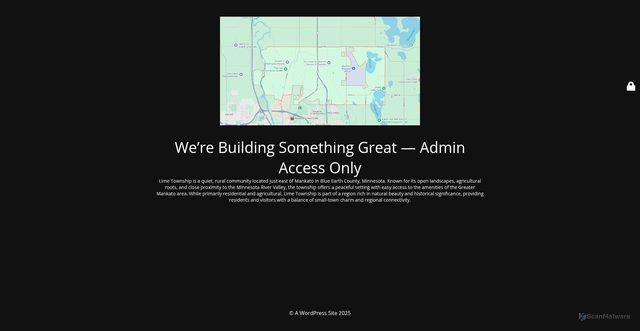 Security scan screenshot of https://limetownshipmn.gov/