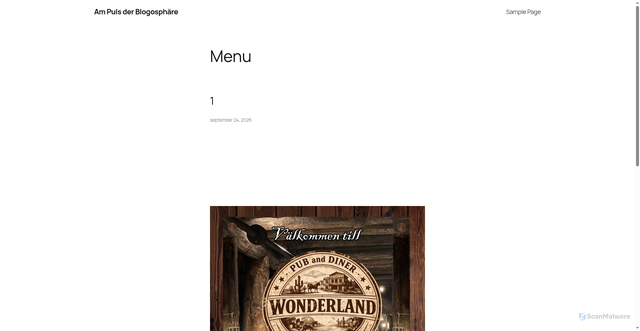Security scan screenshot of https://wonderland-unnaryd.se