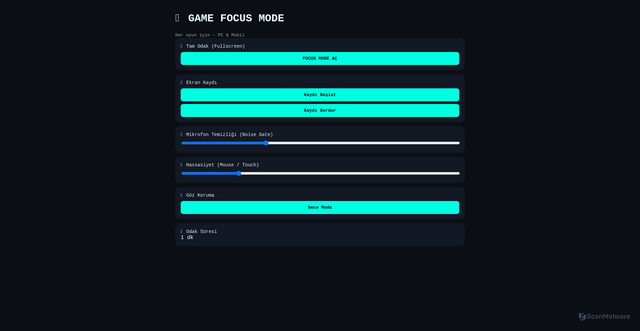 Security scan screenshot of https://oyunaodaklanmamoduturners-izsbu568zt.edgeone.app/