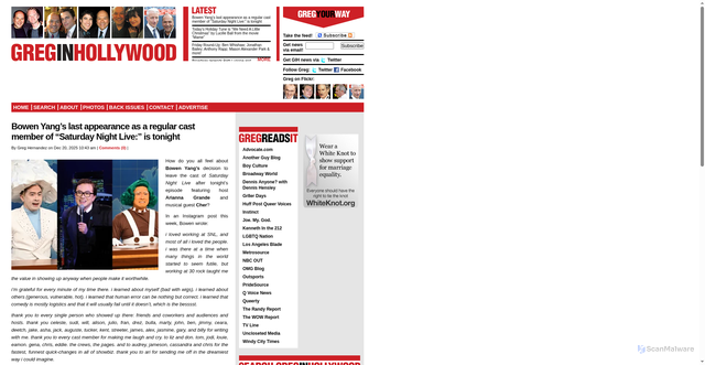 Security scan screenshot of https://greginhollywood.com/bowen-yangs-last-appearance-as-a-regular-cast-member-of-snl-is-tonight-a-look-back-at-some-of-his-highlights-248941