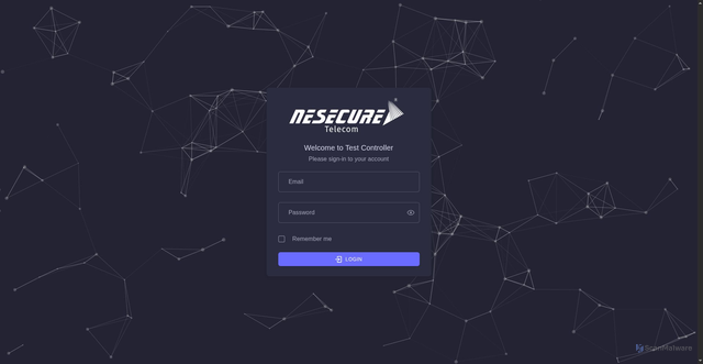 Security scan screenshot of http://dev-controller.nesecure.net/