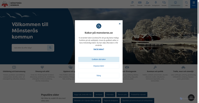 Security scan screenshot of https://www.monsteras.se/