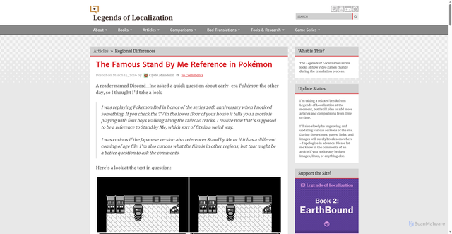 Security scan screenshot of https://legendsoflocalization.com/articles/pokemon-stand-by-me/