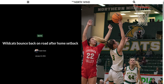 Security scan screenshot of https://thenorthwindonline.com/3905769/sports/wildcats-bounce-back-on-road-after-home-setback/