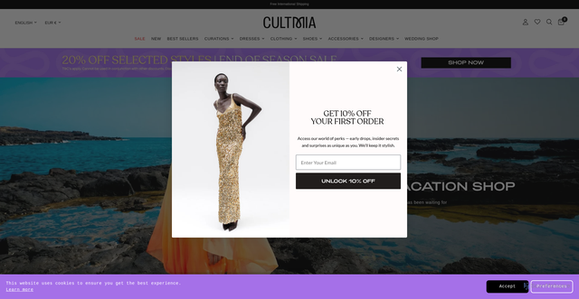 Security scan screenshot of https://cultmia.com