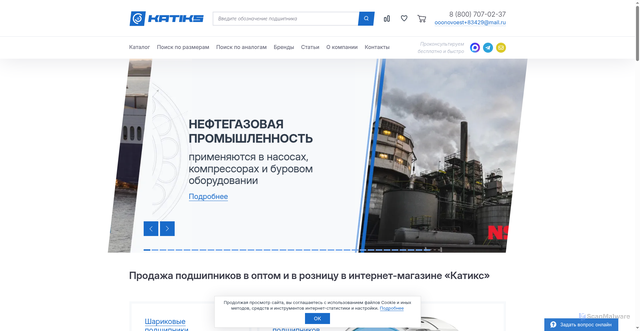 Security scan screenshot of https://katiks.ru