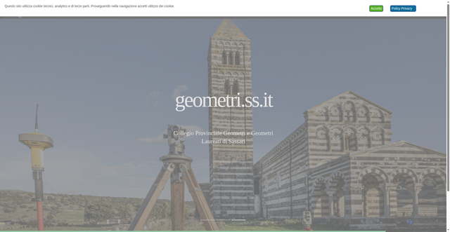 Security scan screenshot of https://www.geometri.ss.it