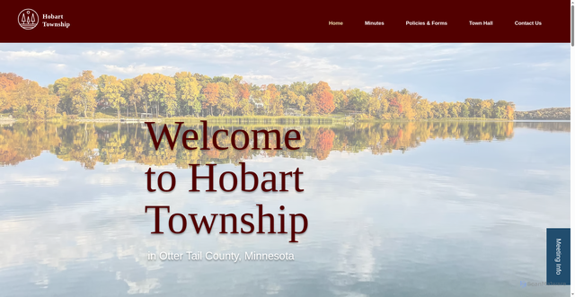 Security scan screenshot of https://www.hobartmn.gov/