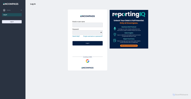 Security scan screenshot of https://encompasstech.com