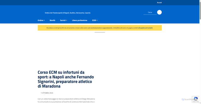 Security scan screenshot of https://ofinaavbnce.it/