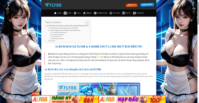 Security scan screenshot of https://fly88-vn2.com/ban-ca-fly88/