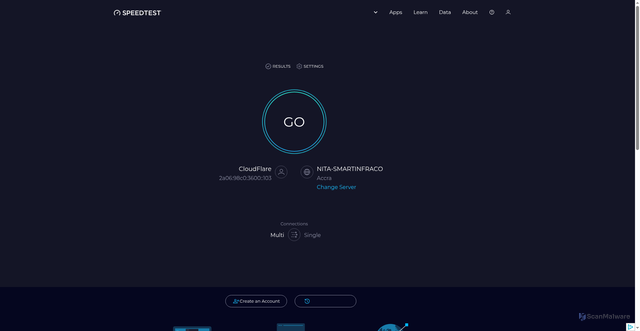Security scan screenshot of https://bob-bch.pages.dev/th