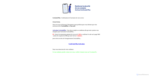 Security scan screenshot of https://profilcledigitale.firebaseapp.com/