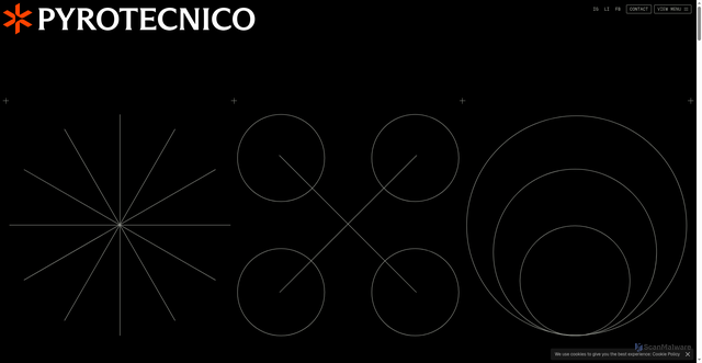 Security scan screenshot of https://pyrotecnico.com/