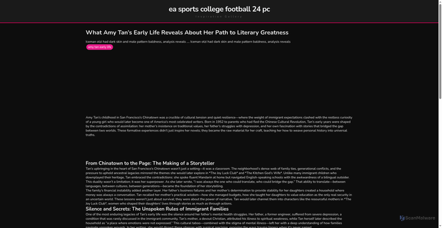 Security scan screenshot of https://langkahdigitalblog-dpqpckrtrsew.edgeone.app/amy-tan-early-life.html