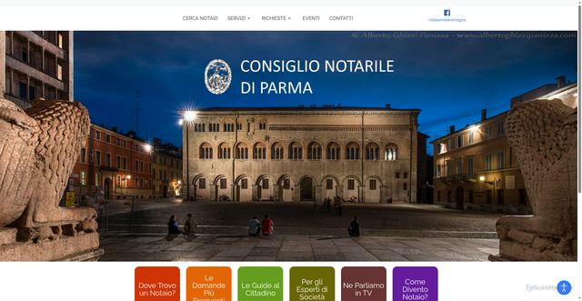 Security scan screenshot of www.consiglionotarileparma.org