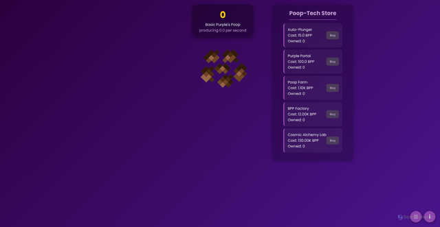 Security scan screenshot of https://bp-poop-clicker.pages.dev/
