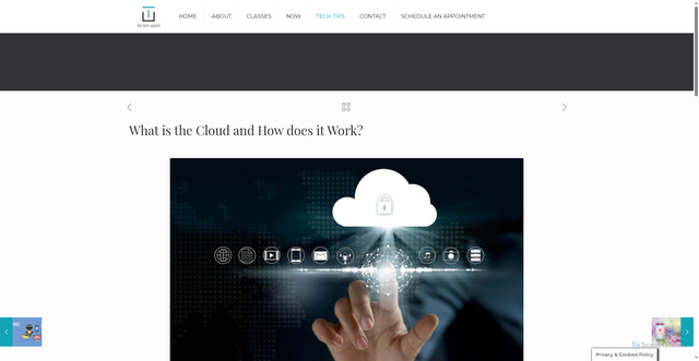 Security scan screenshot of https://thetechwizard.com/blog/what-is-the-cloud/