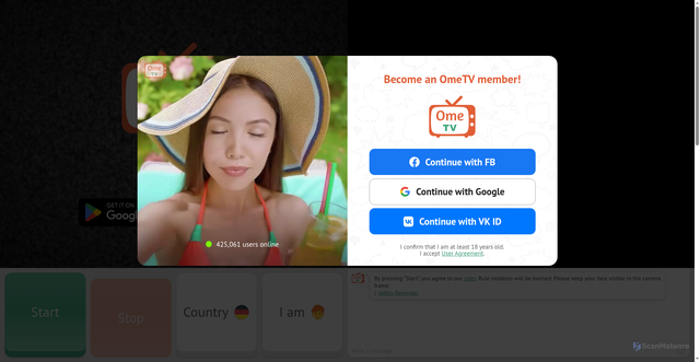 Security scan screenshot of https://m-roulette.apps-host.com