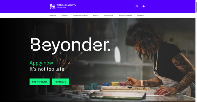 Security scan screenshot of https://www.bcu.ac.uk/