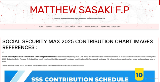Security scan screenshot of https://matthewsasakifp.pages.dev/koim-social-security-max-2025-contribution-chart-images-references-gfctz
