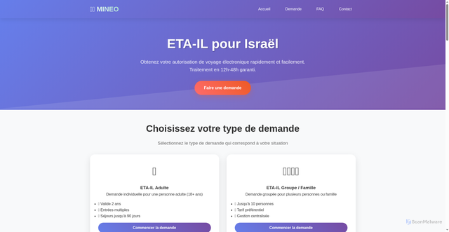 Security scan screenshot of http://visa2.pages.dev/