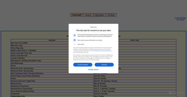 Security scan screenshot of https://www.easysurf.cc/nypark.htm