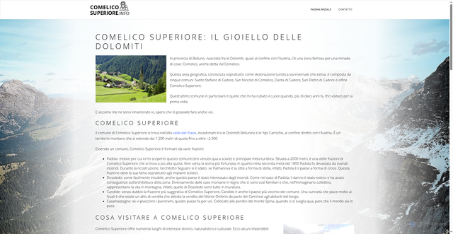 Security scan screenshot of https://comelicosuperiore.info/