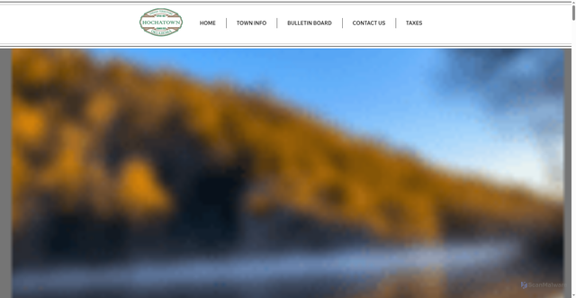 Security scan screenshot of https://www.hochatown.gov/