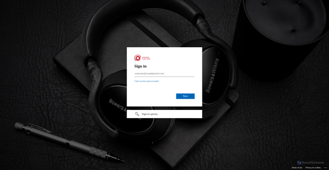 Security scan screenshot of https://dmhglobal.sharepoint.com