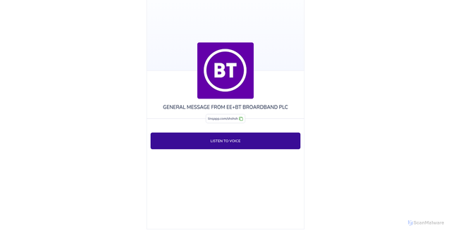 Security scan screenshot of https://linqapp.com/shshsh?r=link