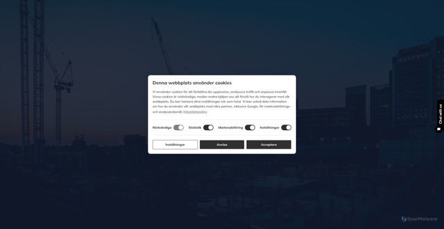 Security scan screenshot of https://workwise.se