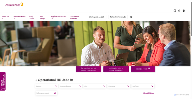 Security scan screenshot of https://careers.astrazeneca.com/employment/zapopan-operational-hr-jobs/7684/9393632/3996063-4004156-8582219-3979770/4