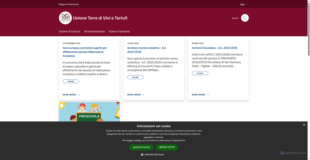 Security scan screenshot of https://www.terrevinitartufi.at.it/it