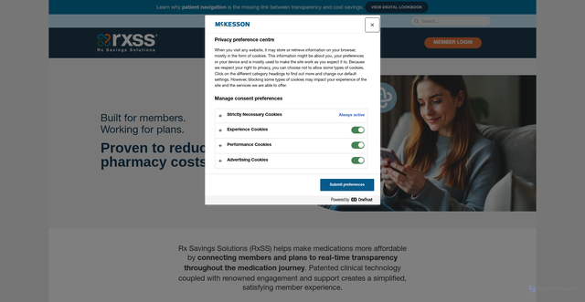 Security scan screenshot of https://rxsavingssolutions.com