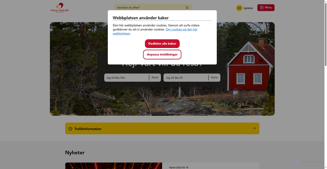 Security scan screenshot of https://klt.se
