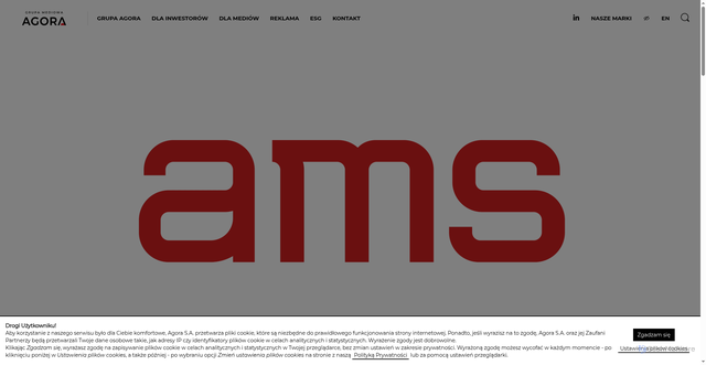 Security scan screenshot of https://agora.pl