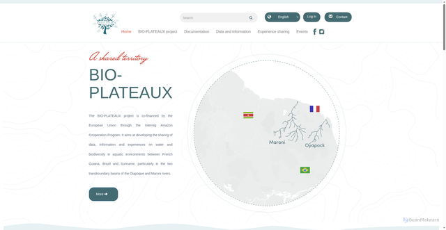 Security scan screenshot of https://www.bio-plateaux.org