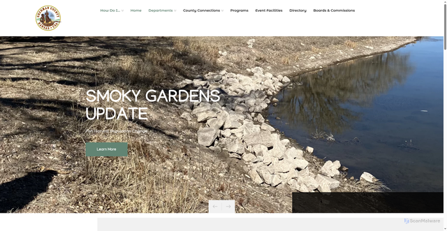 Security scan screenshot of https://shermancountyks.gov/