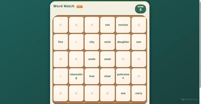 Security scan screenshot of https://englishket-7sy5dtb9z8.edgeone.dev/english_match_game_ket.html