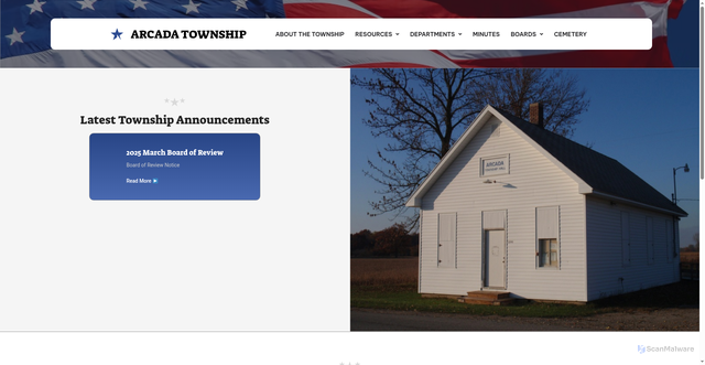 Security scan screenshot of https://arcadami.gov/