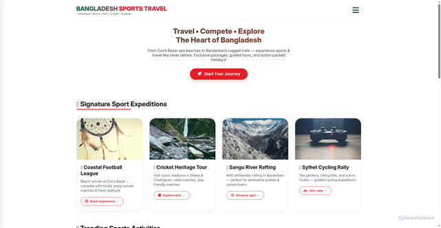 Security scan screenshot of https://bangladesh-travel-sports-m6u5ulwuxw.edgeone.app/