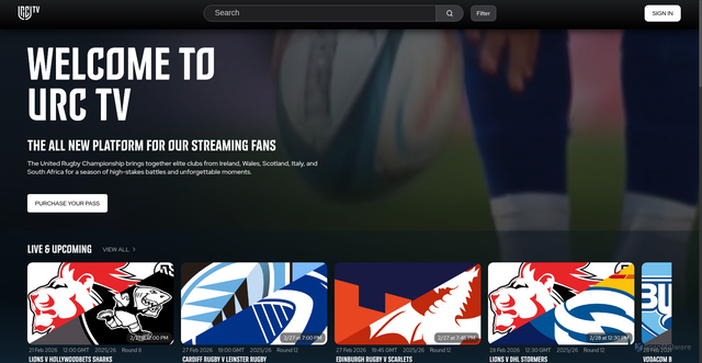 Security scan screenshot of https://urc.tv/